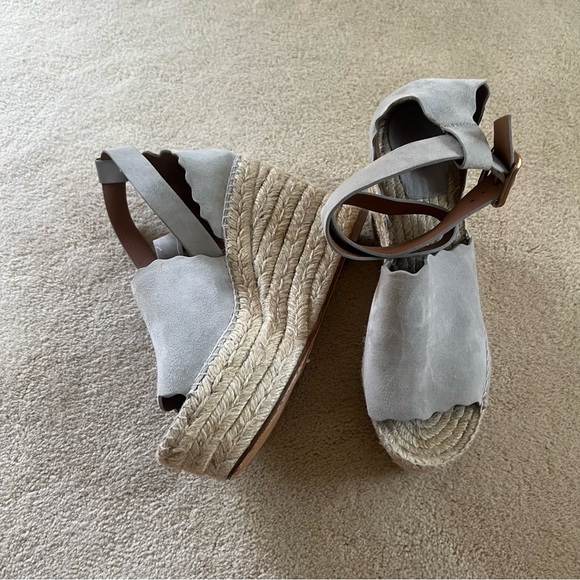 Chloe Espadrille Wedges, Size 39 - Picture 4 of 9